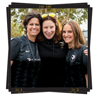 Angel City cofounders Julie Uhrman, Kara Nortman, and Natalie Portman