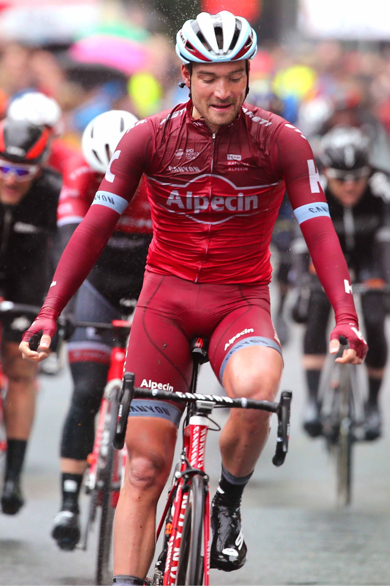 Rick Zabel led out Alexander Kristoff at Eschborn-Frankfurt and held on to take runner-up honours just behind.