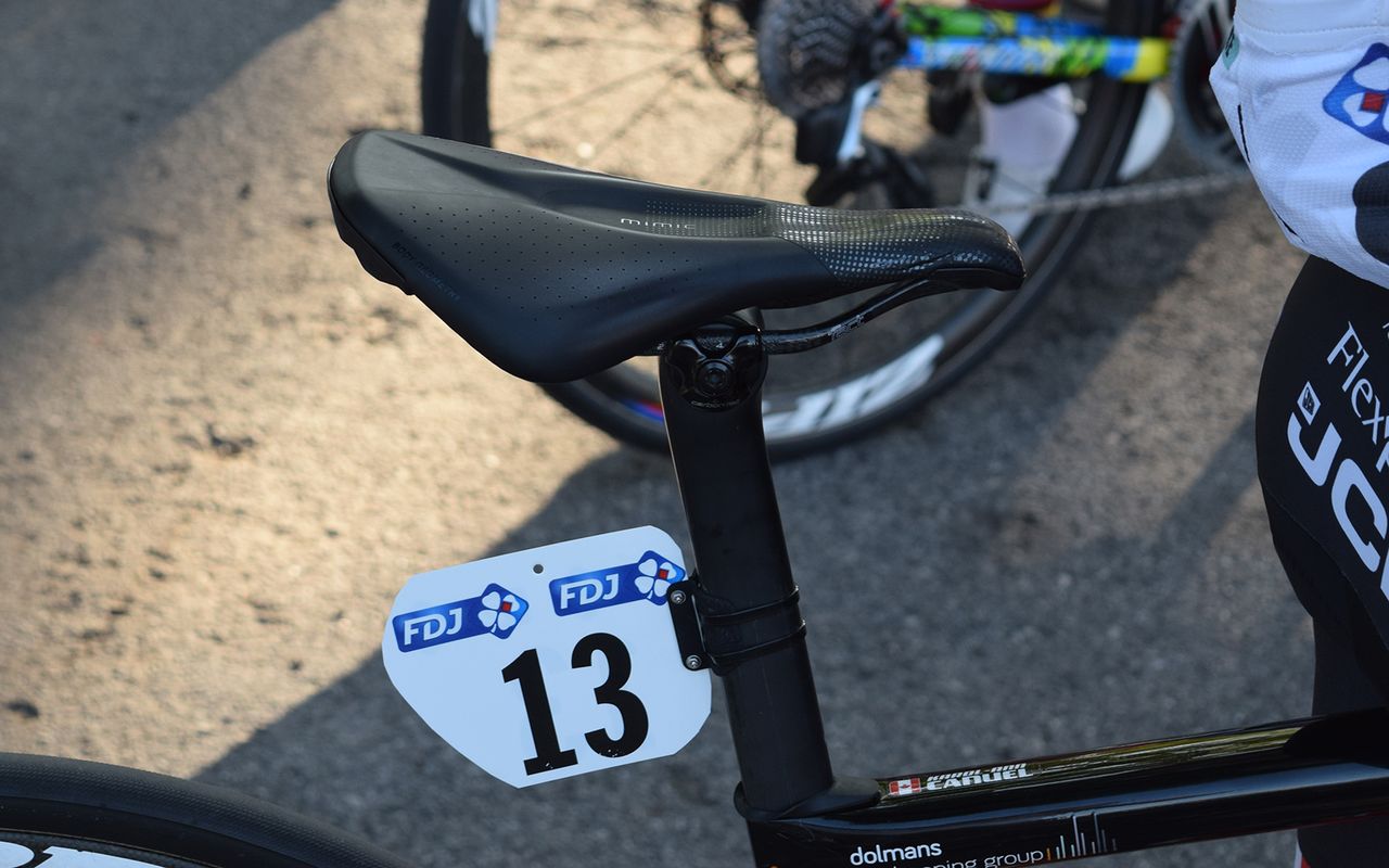 All of the Boels-Dolmans riders were racing with Specialized's female-specific Mimic saddle