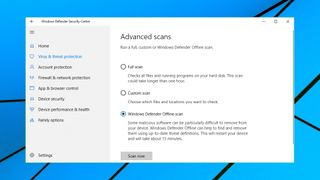 Windows Defender hors connexion