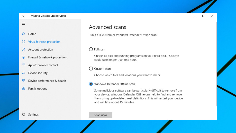 Windows Defender Offline