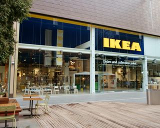 Ikea order and collection point store in Westfield Stratford, East London, UK