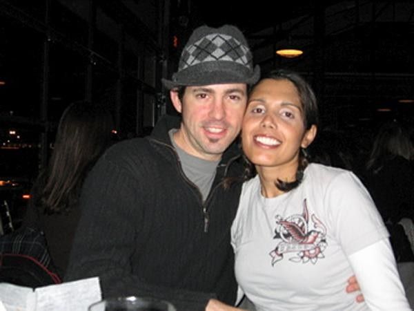 Eddie and Namrita while visiting friends in Michigan.