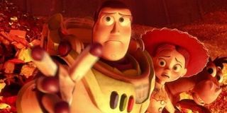 Buzz, Jessie, and Bullseye in Toy Story 3