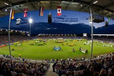The view from the stands at Aachen