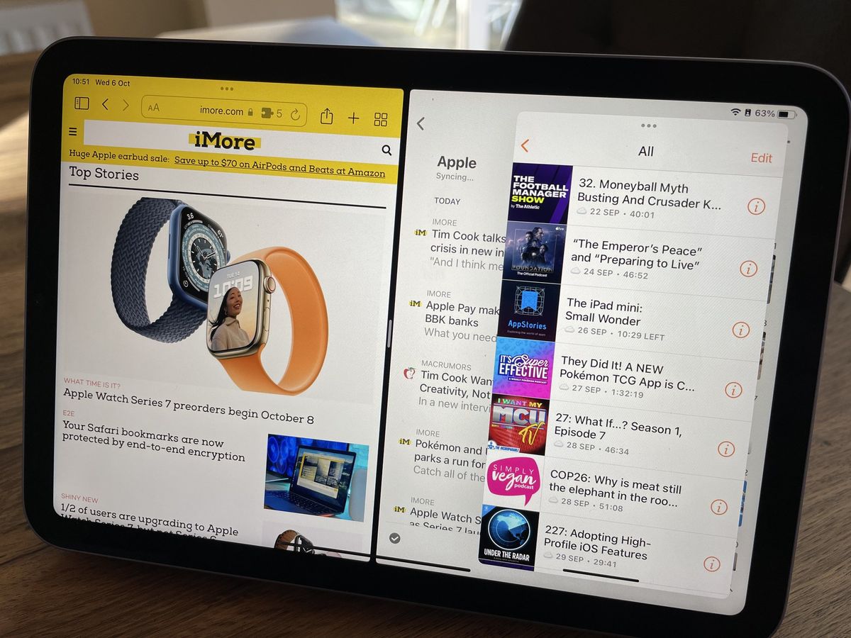 Ipad Mini Multitasking Slide Over