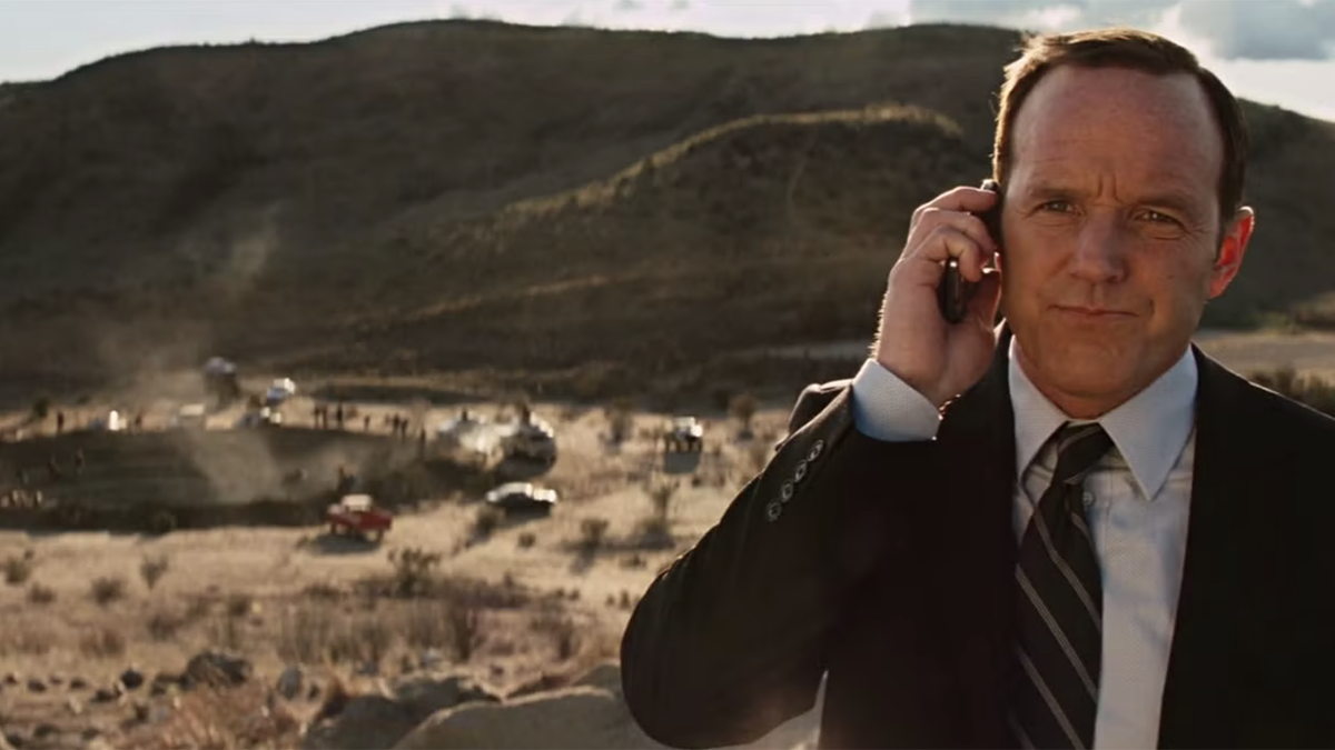 Agent Coulson in the Iron Man 2 post-credits scene
