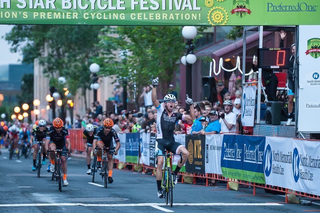 Stefan Rothe (Elbowz Racing) celebrates his stage 2 win