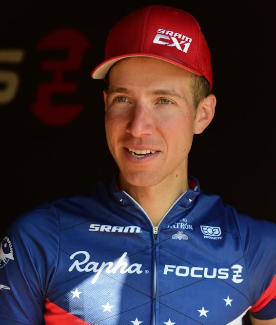 Jeremy Powers (Rapha Focus) before the race started