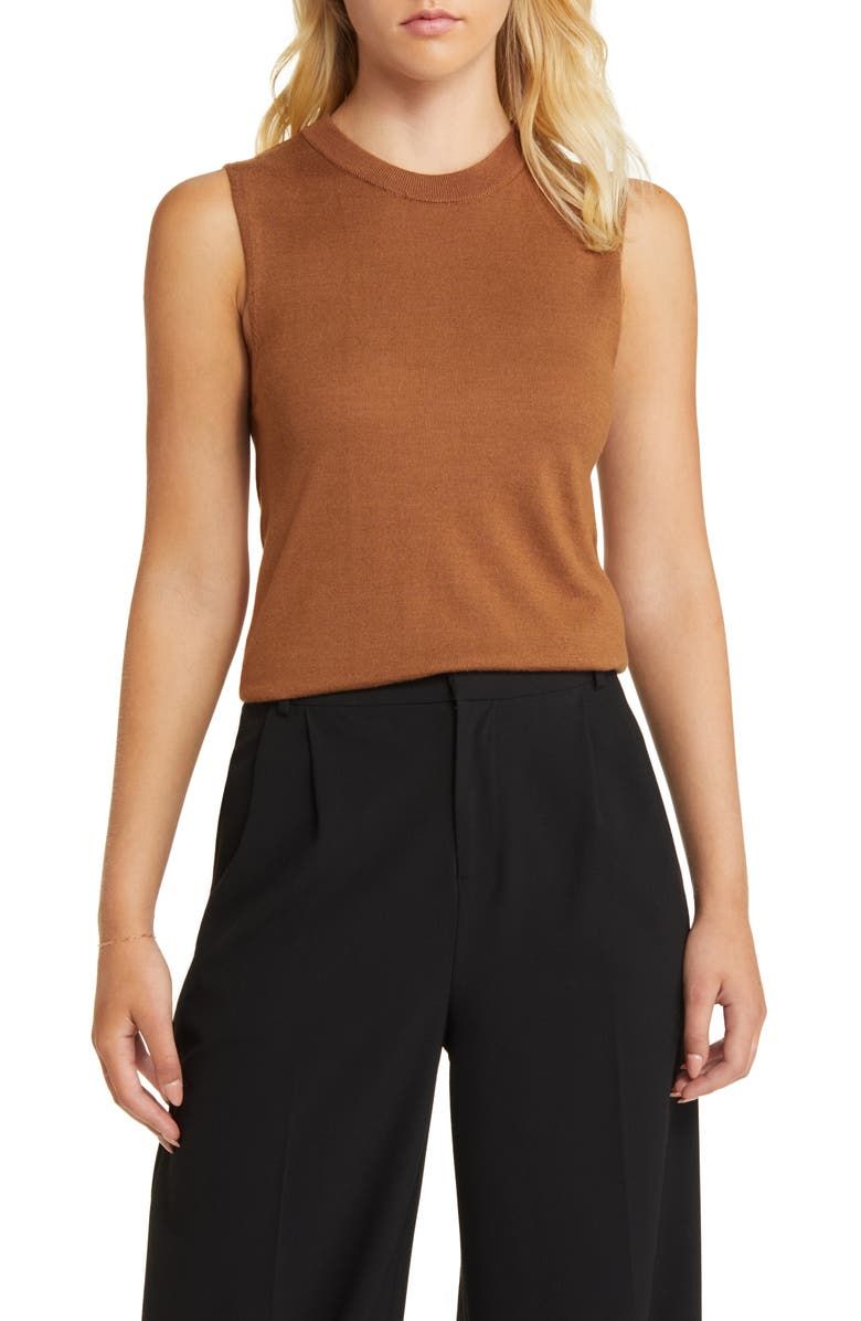Soho Wool & Silk Sweater Tank