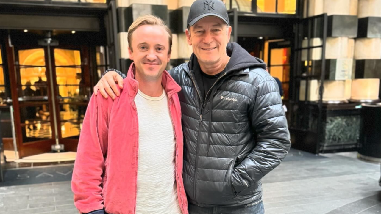 Tom Felton and Jason Isaacs