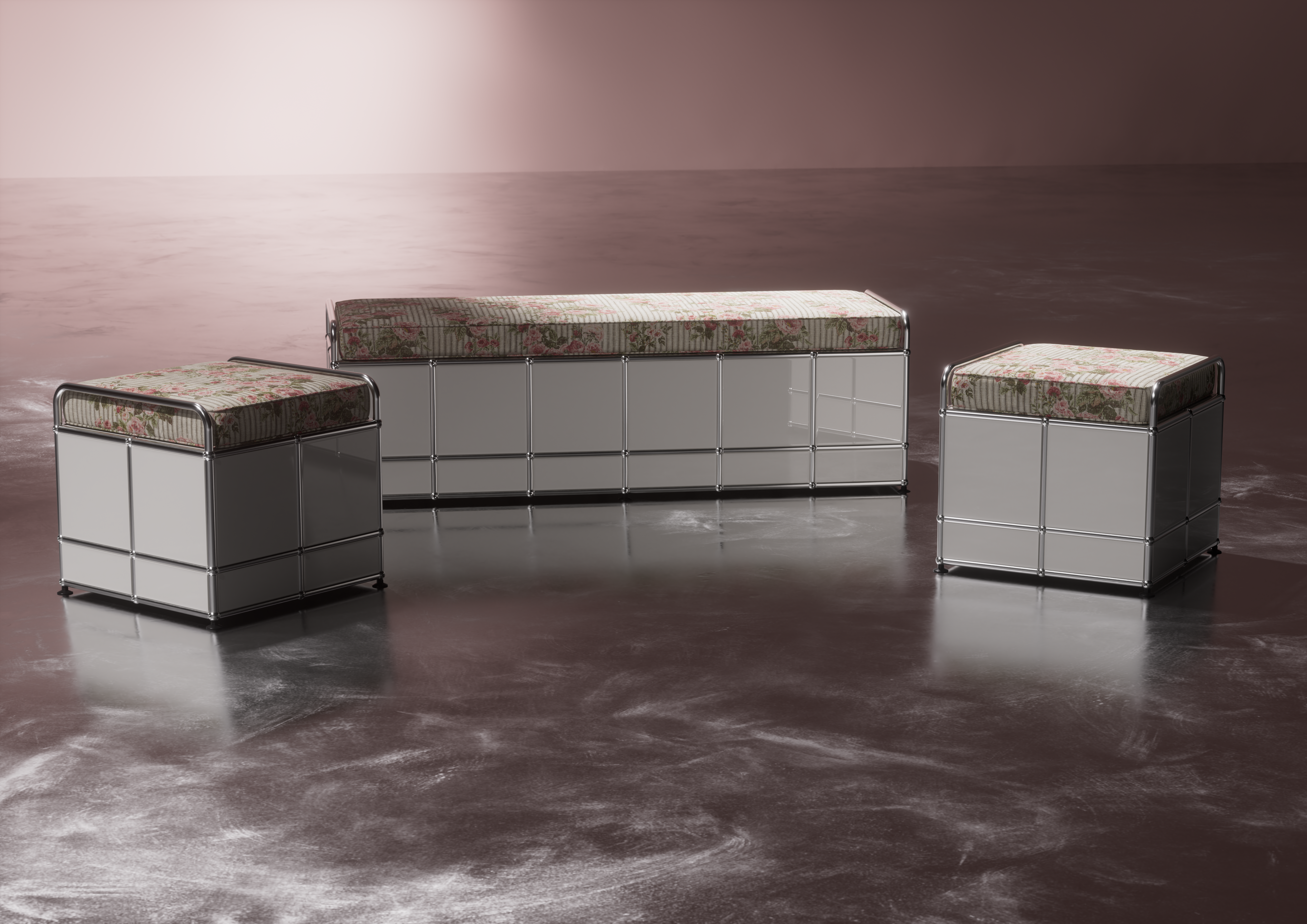 Tessellate furniture collection by Buchanan Studio for USM