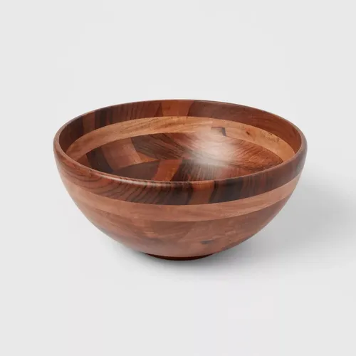 Wood Signature Serving Bowl