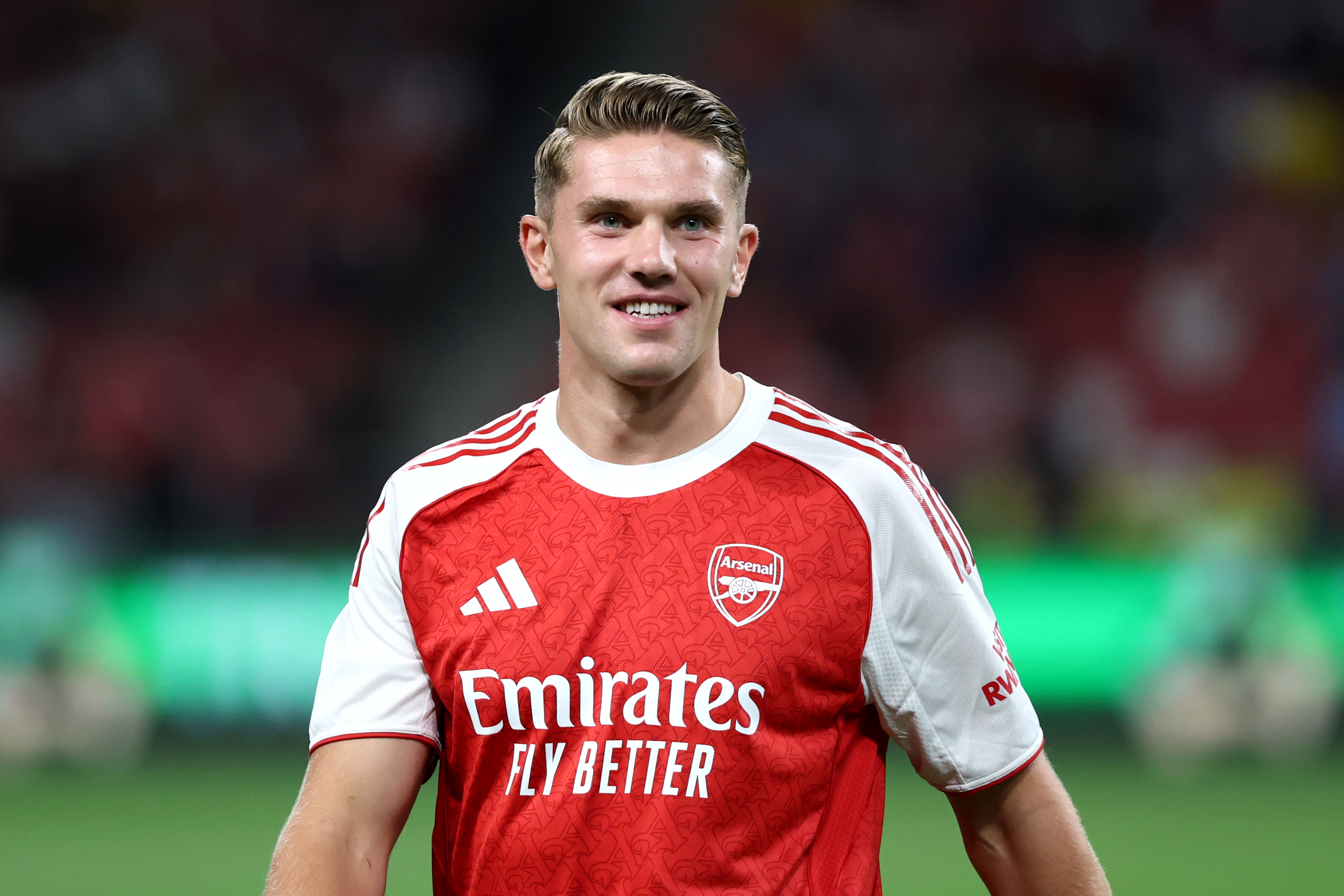 Arsenal forward Viktor Gyokeres signed for the club last week from Sporting Lisbon