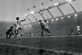 Liverpool take on West Ham in November 1974.