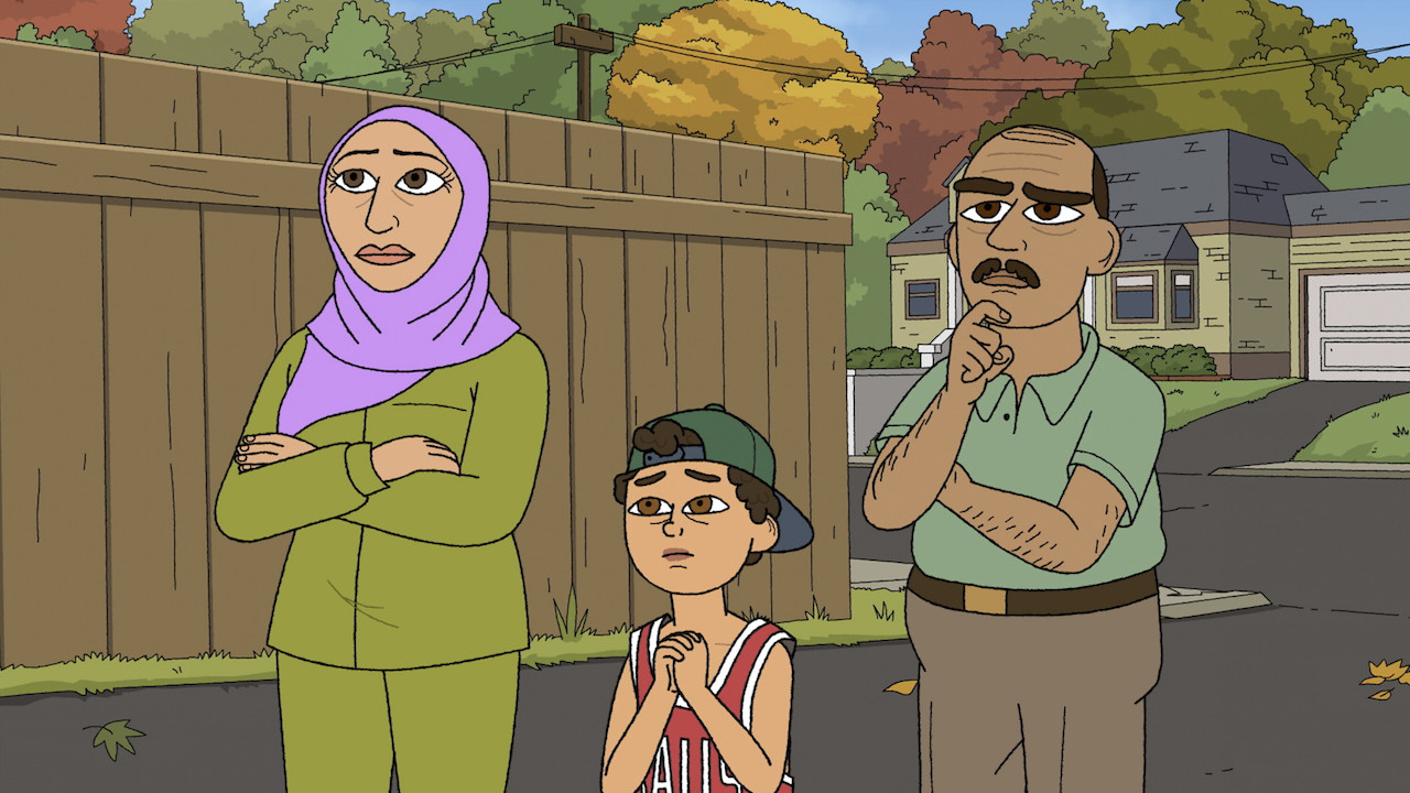 # Happy Family USA characters looking confused