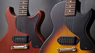 Top wrapped Les Paul Jr guitars