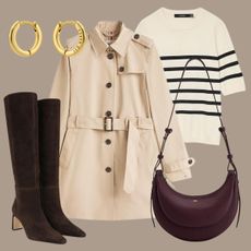 Collage of Amazon capsule wardrobe buys