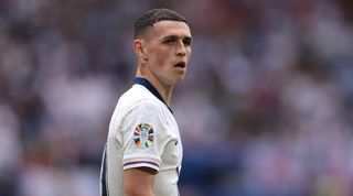 Phil Foden of England during the Euro 2024 clash against Slovakia.