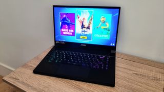 Nvidia gaming laptop: MSI GS66 Stealth