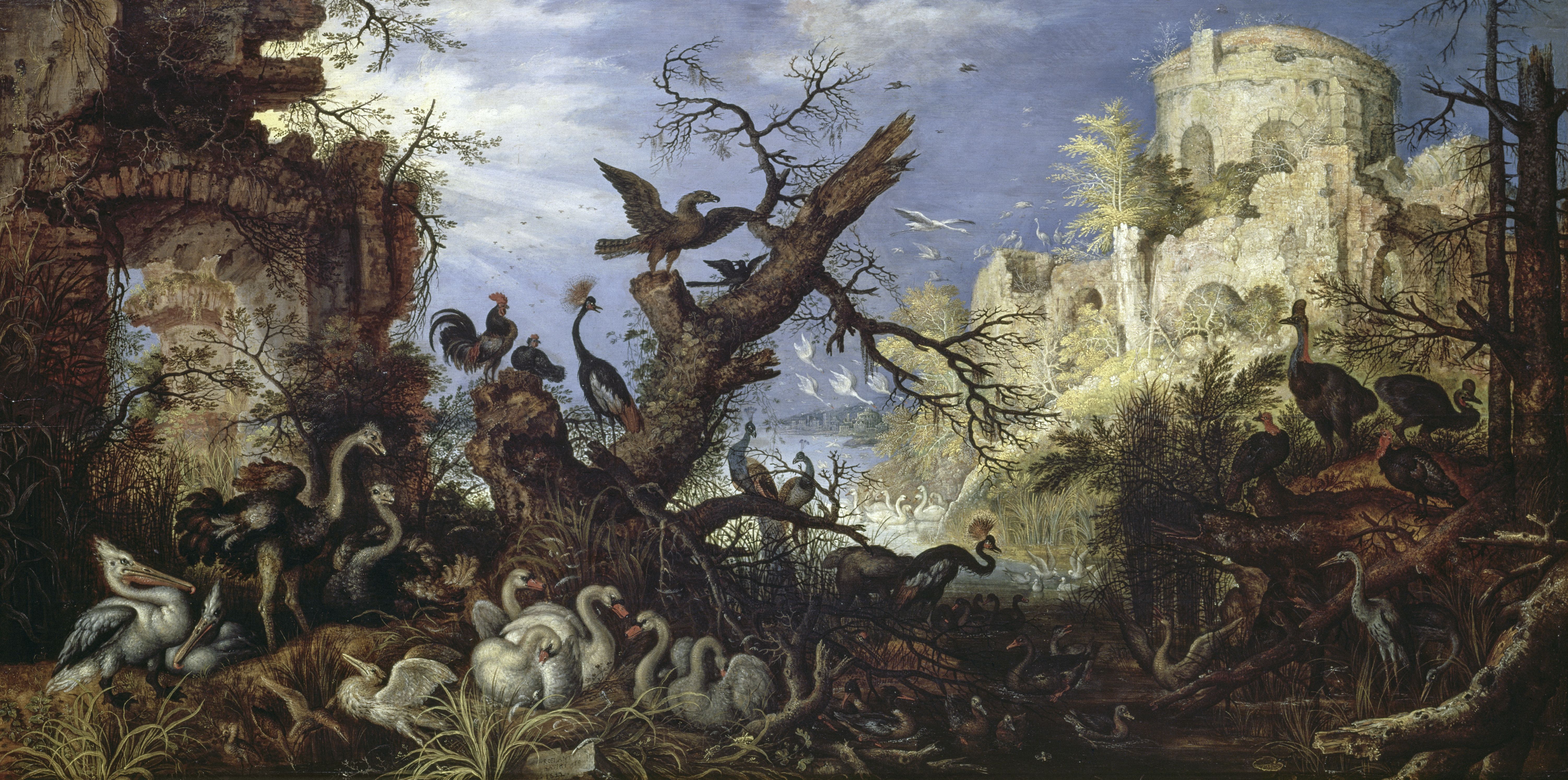 Roelandt Savery&amp;rsquo;s 'Landscape with Birds'