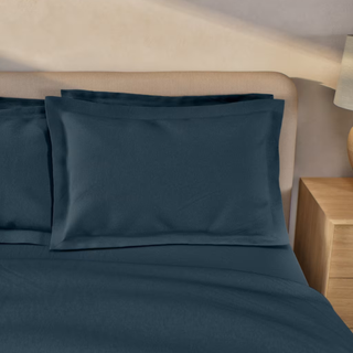 2pk Pure Brushed Cotton Oxford Pillowcases