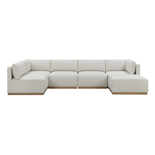 white costco sectional