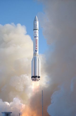 Russian Proton Rocket Launches Norwegian Satellite