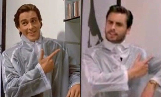 Christian Bale and Scott Disick