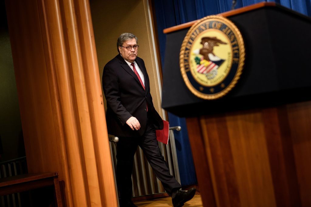 Attorney General William Barr.