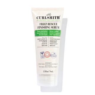 Product shot of Curlsmith Frizz Rescue Finishing Serum, Marie Claire Hair Awards winner for hair styling 