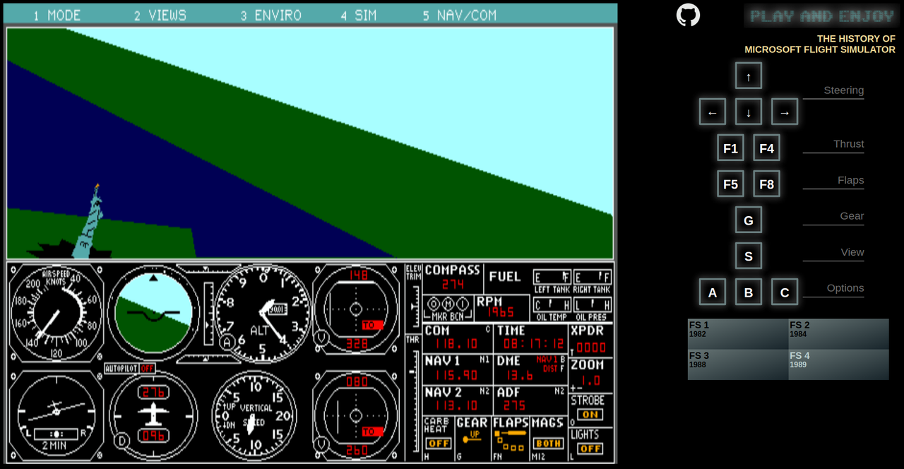 Microsoft Flight Simulator 4