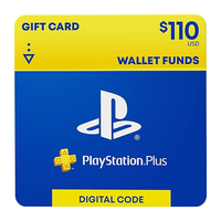 PlayStation Plus Wallet Funds: was $110 now $99 at Amazon