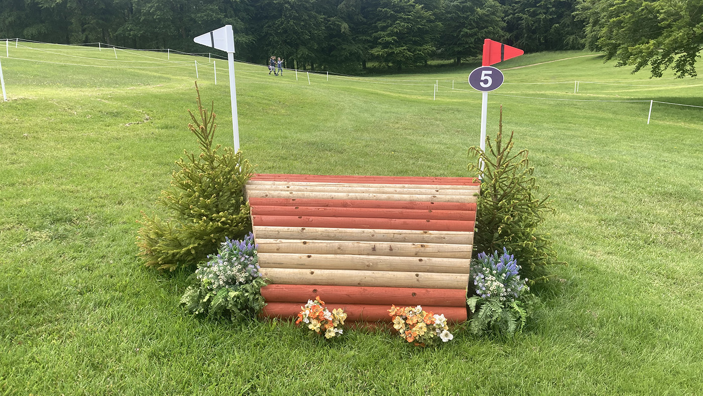 BE80 National Championships cross-country course: fence 5 alternative
