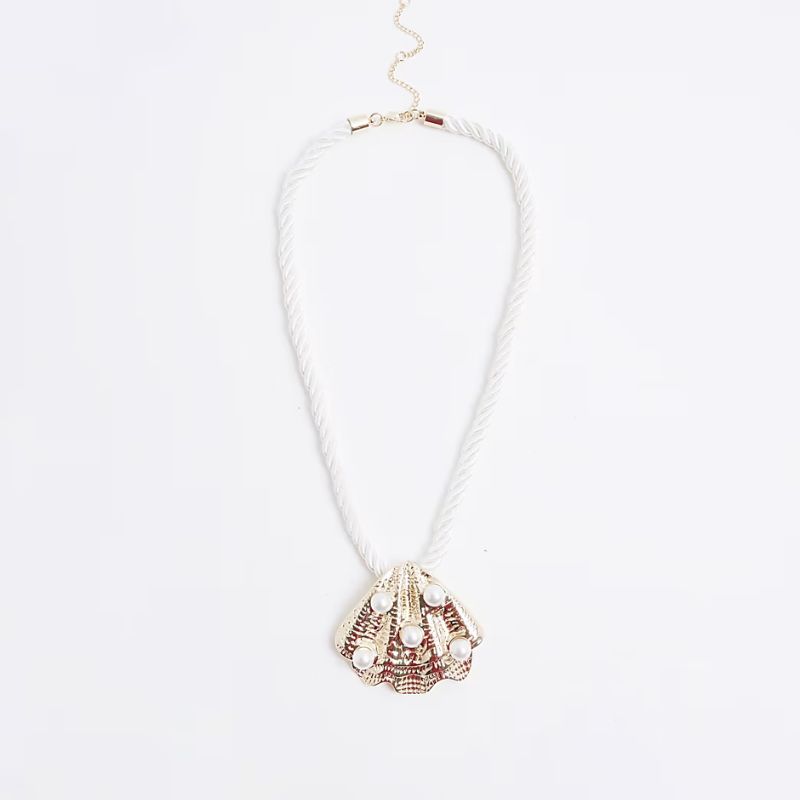 A cutout of a shell necklace from River Island