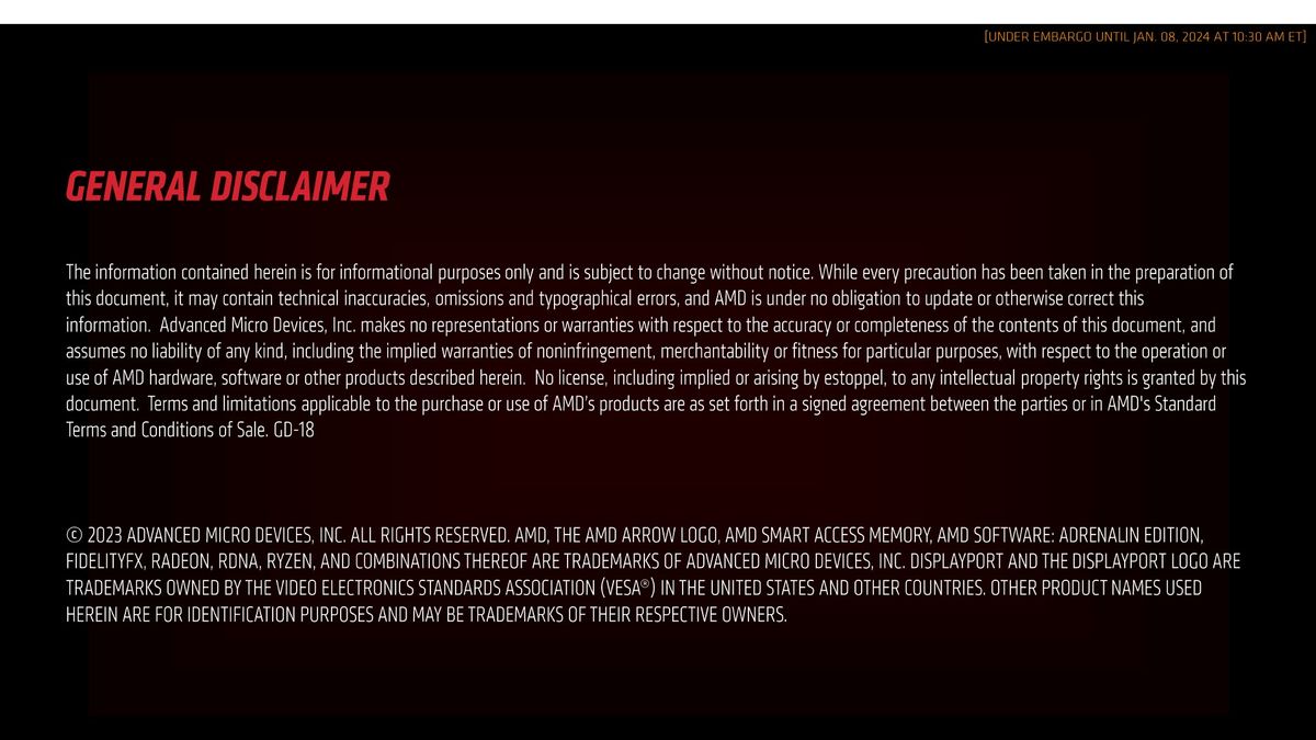 AMD Radeon RX 7600 XT announcement slides and cards