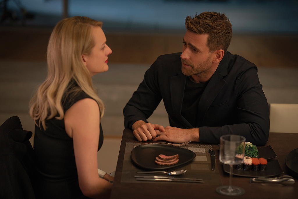 TV tonight Elisabeth Moss and Oliver Jackson-Cohen star.