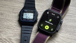 I tested my Apple Watch Ultra 4 against Casio's cheap step-counting retro watch, the Casio F-B100W