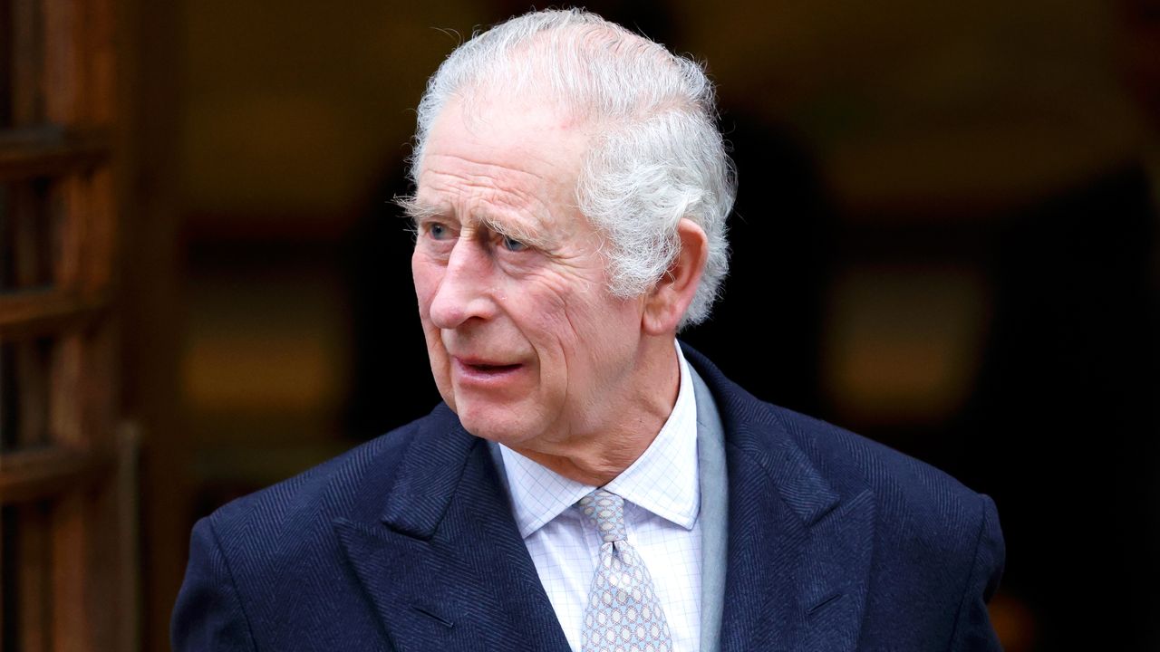 King Charles III leaves The London Clinic after undergoing a corrective procedure for an enlarged prostate on January 29, 2024