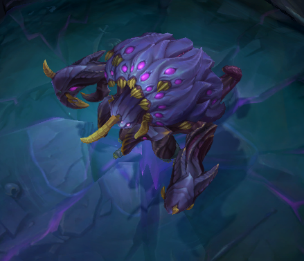 El nuevo aspecto del Rift Herald para la temporada 14 de League of Legends.