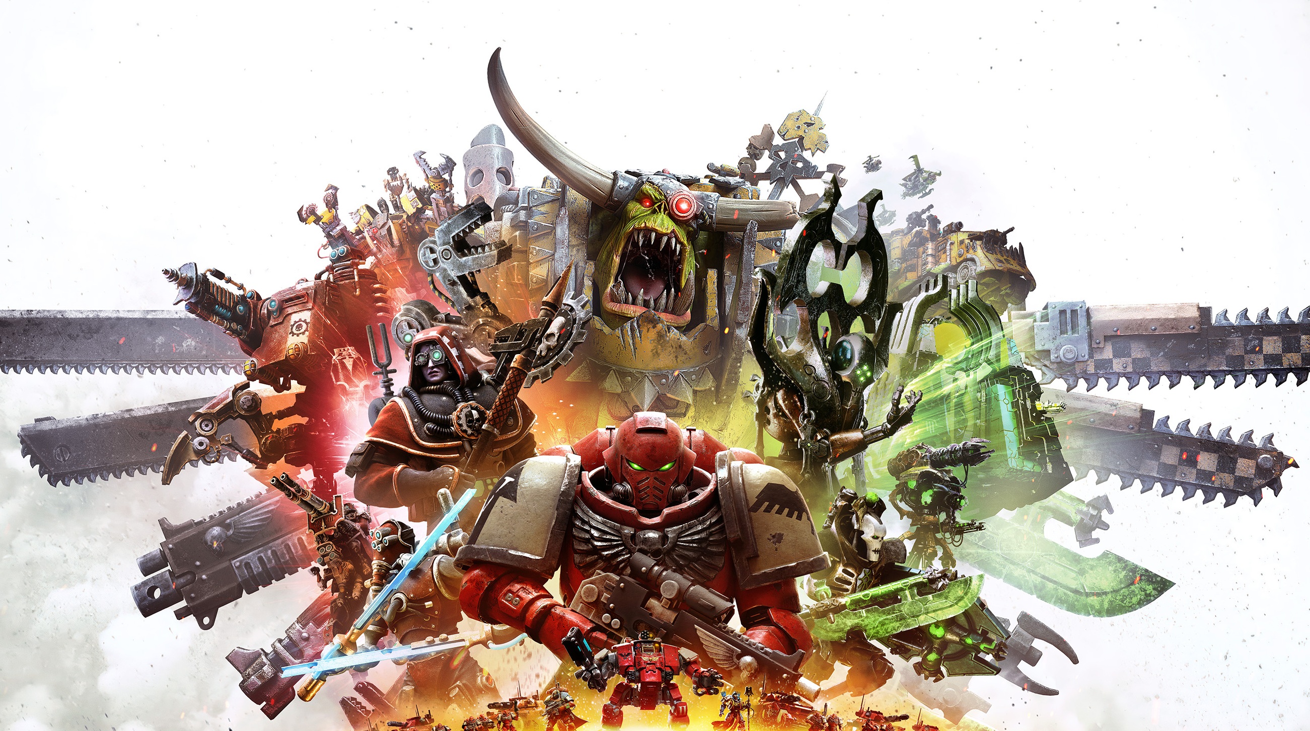 Art showing off the game&#039;s factions