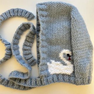 Knit Swan Bonnet 🦢 the Cutest Winter Hat Hand...