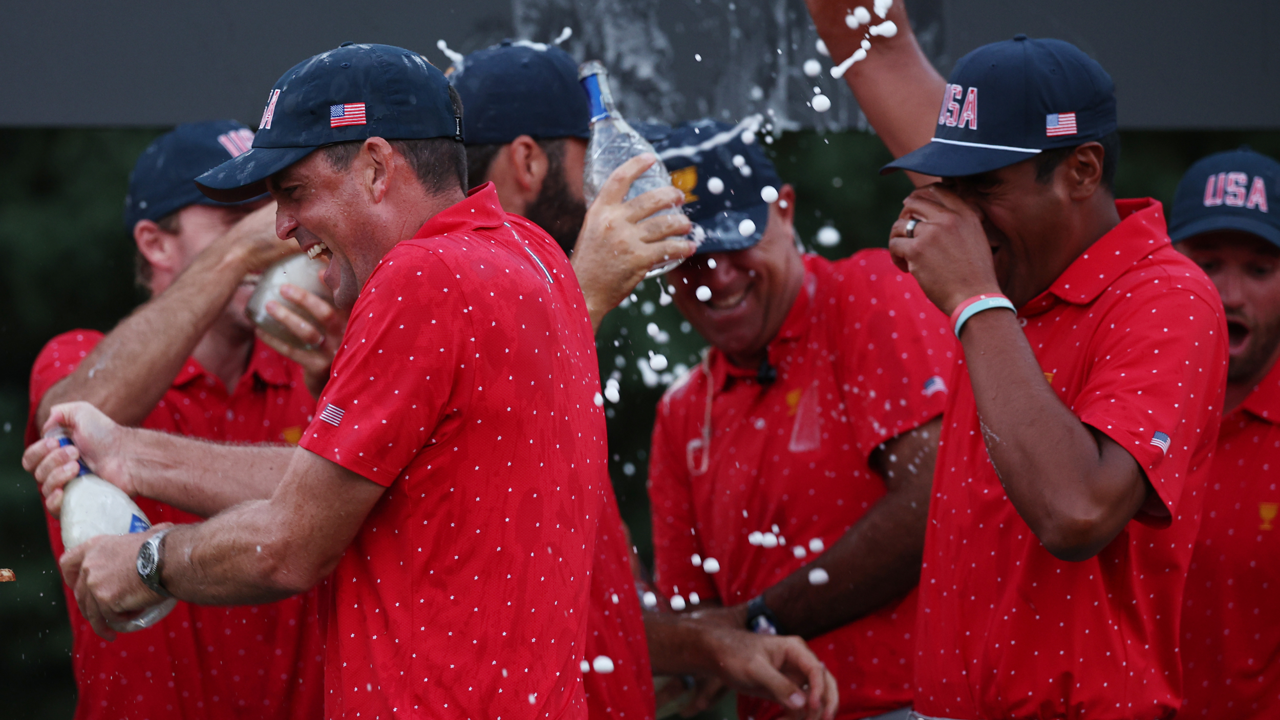 Keegan Bradley at the Presidents Cup