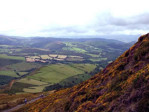 A scenic valley descent