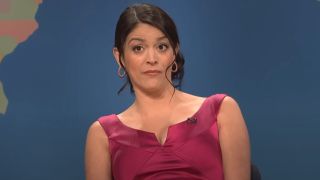 Cecily Strong as The Girl You Wish You Hadn’t Started A Conversation With At A Party on Weekend Update.