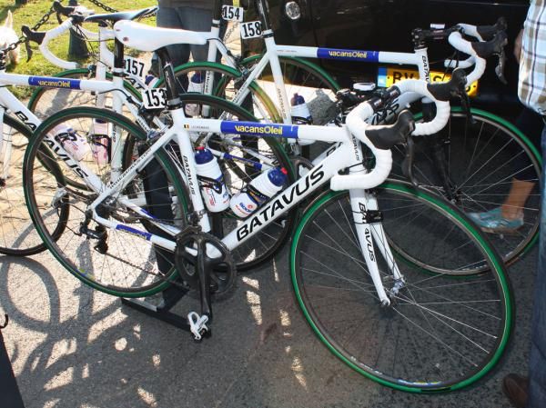 Vacansoleil riders tackled the brutal Paris-Roubaix course on these Batavus bikes.