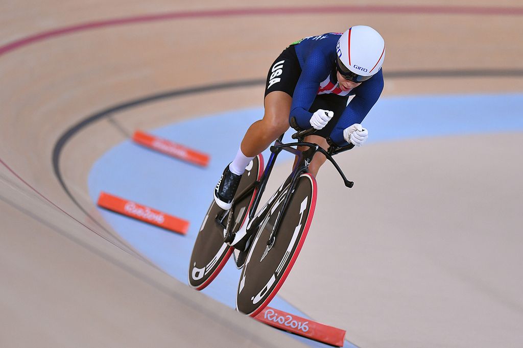 Sarah Hammer (United States of America) during her individual pursuit