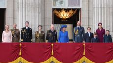 The Royal Family on the balcony of Buckingham Palace for VE Day 2025
