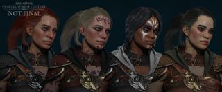 Diablo 4 Character Designs Female