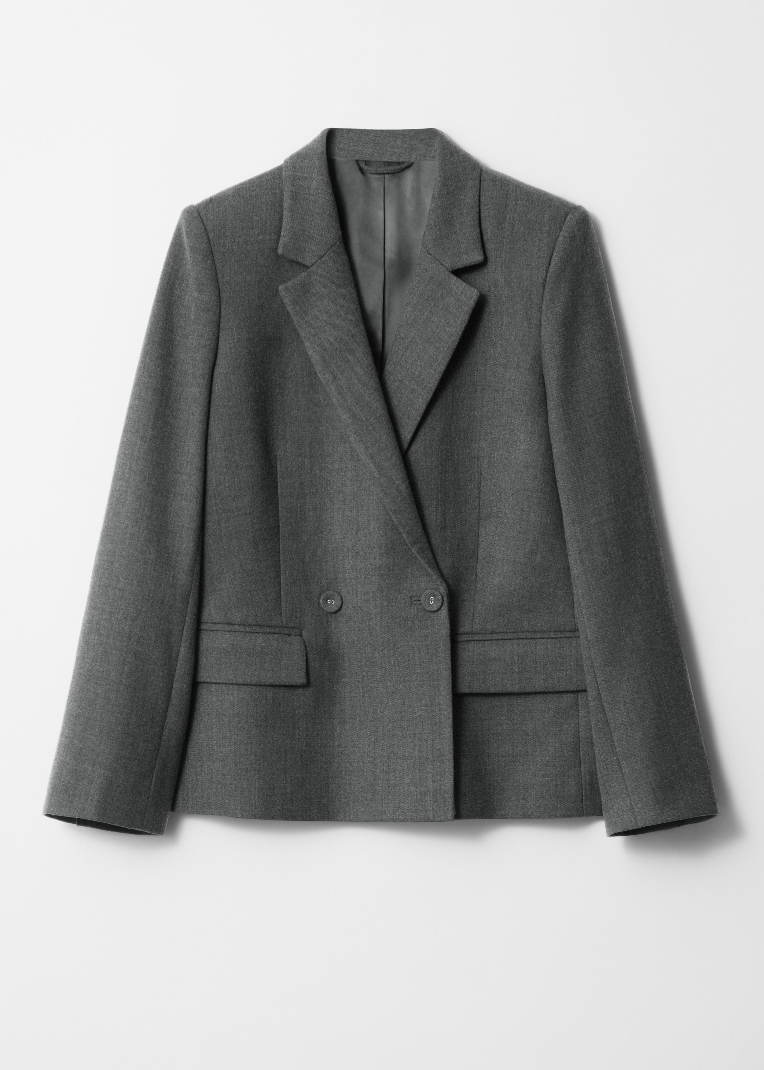 Double-Breasted Wool Blazer